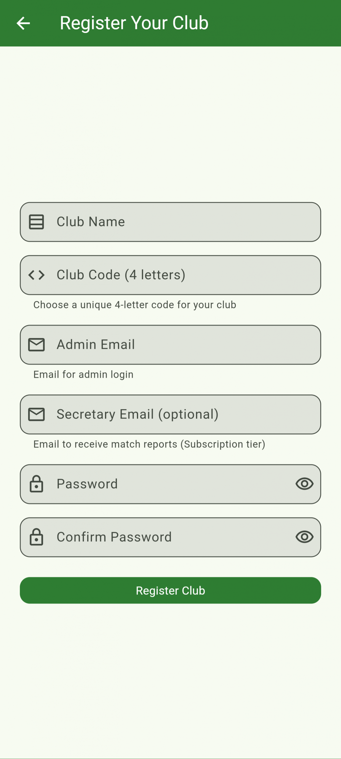 Register club