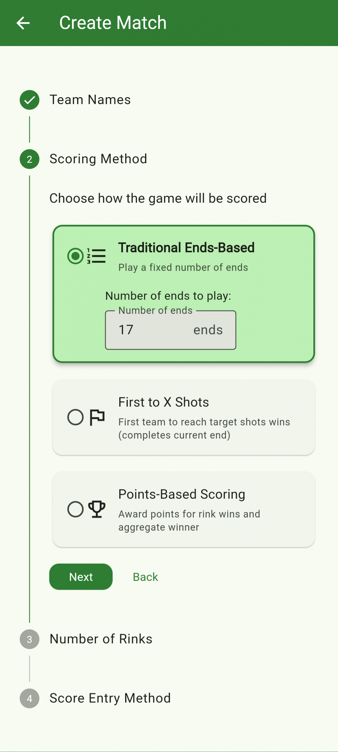 Scoring method
