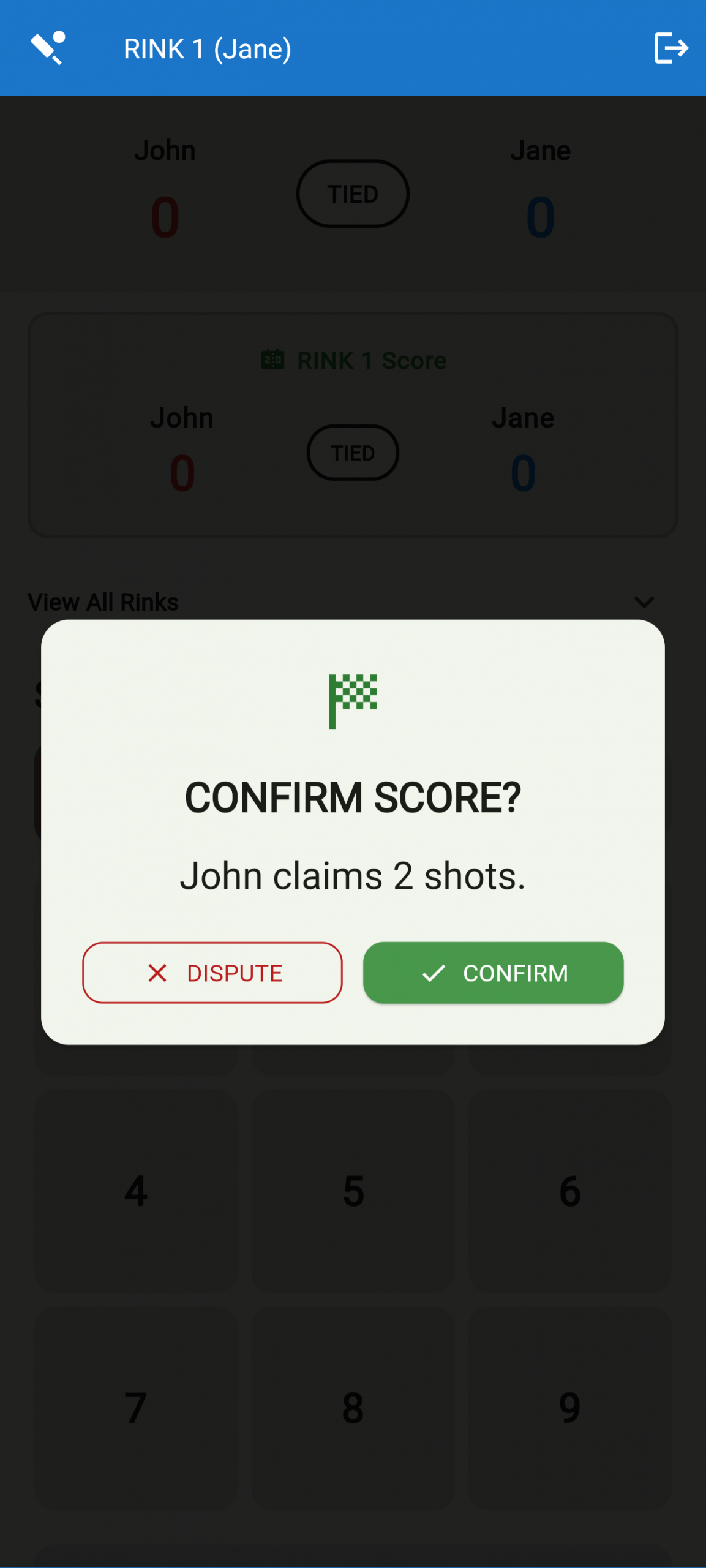 Confirm score