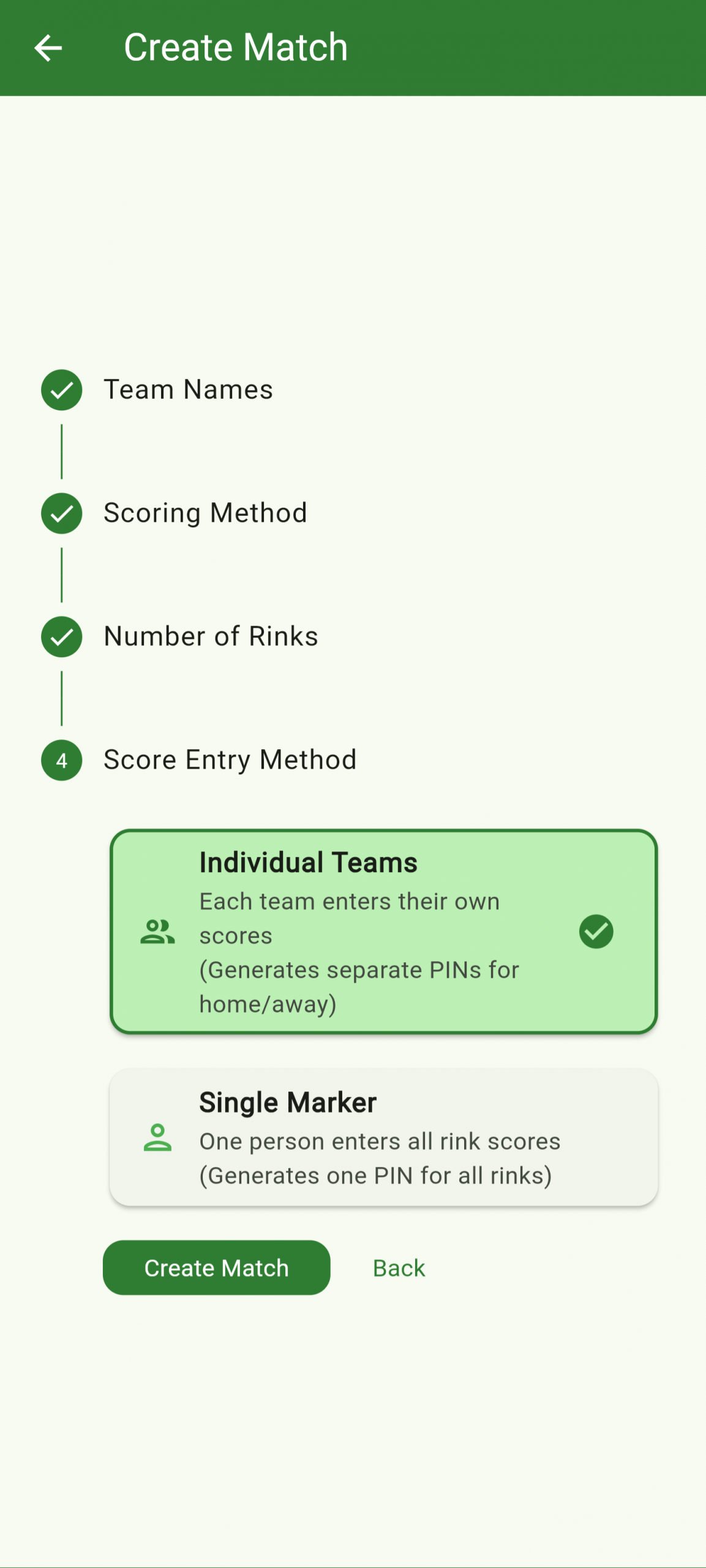 Score method