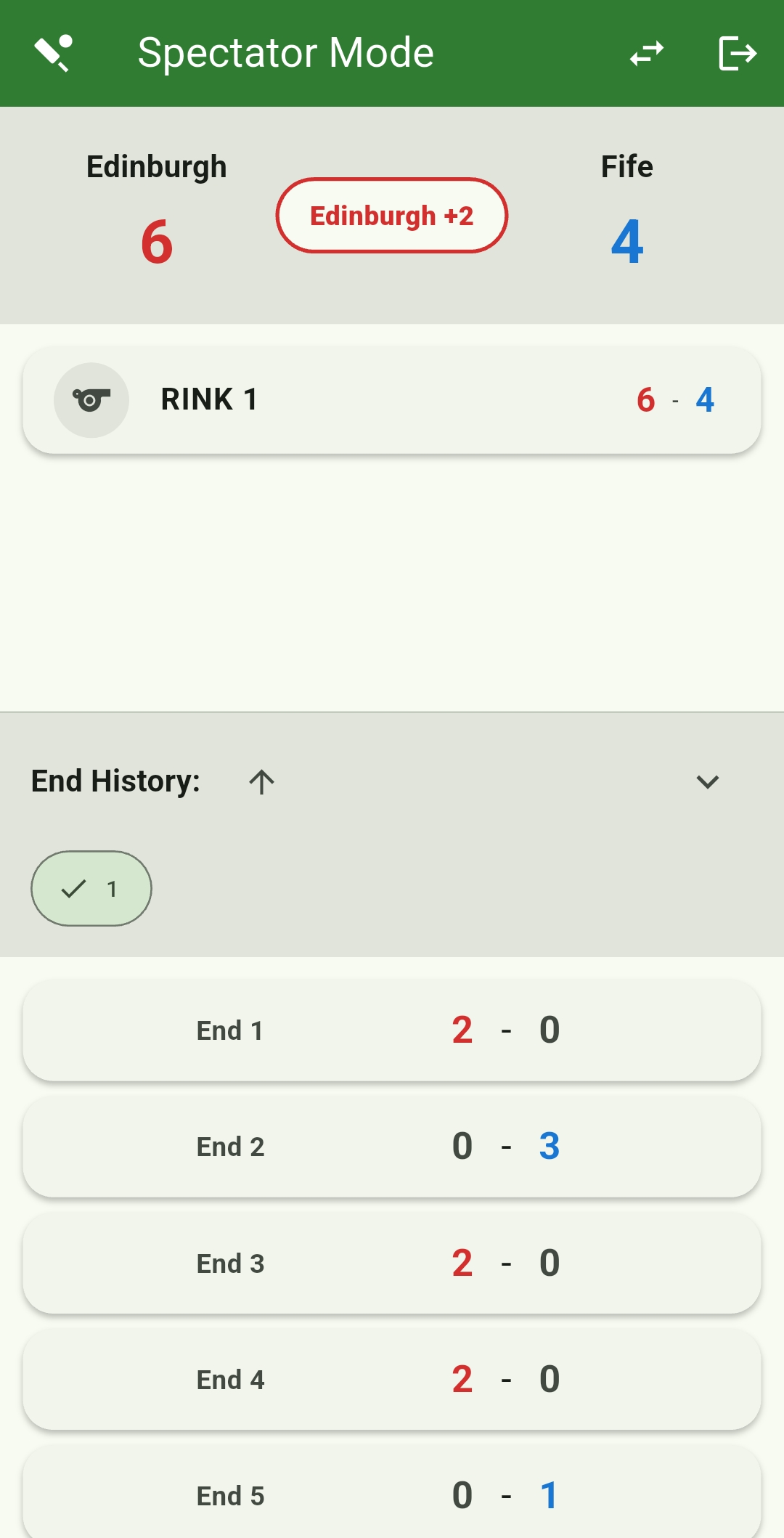 Spectator mode